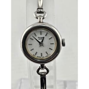 Ladies Pulsar By Seiko Petite Cocktail Quartz Movement Watch V810-0960 Running